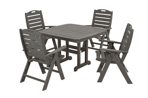 POLYWOOD¨ Nautical 5-Piece Dining Set