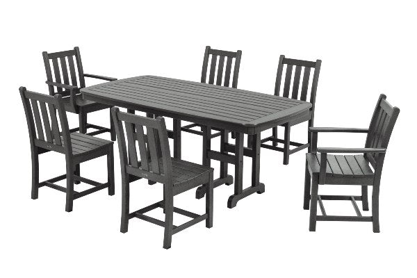 POLYWOOD¨ Traditional Garden 7-Piece Dining Set