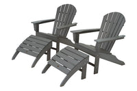 POLYWOOD¨ South Beach 4-Piece Adirondack Set