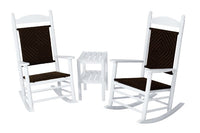 POLYWOOD¨ Jefferson 3-Piece Woven Rocker Set