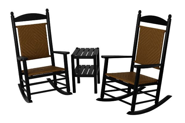 POLYWOOD¨ Jefferson 3-Piece Woven Rocker Set
