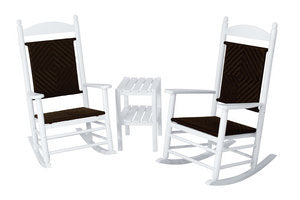 POLYWOOD¨ Jefferson 3-Piece Woven Rocker Set