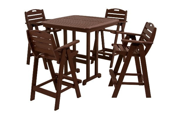 POLYWOOD¨ Nautical 5-Piece Bar Set