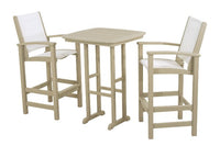 Polywood Coastal 3-Piece Bar Set