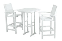 Polywood Coastal 3-Piece Bar Set