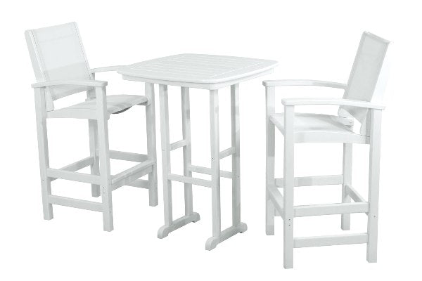 Polywood Coastal 3-Piece Bar Set