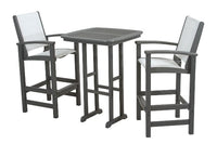 Polywood Coastal 3-Piece Bar Set