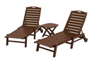 POLYWOOD¨ Nautical 3-Piece Chaise Set
