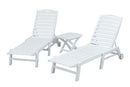 POLYWOOD¨ Nautical 3-Piece Chaise Set