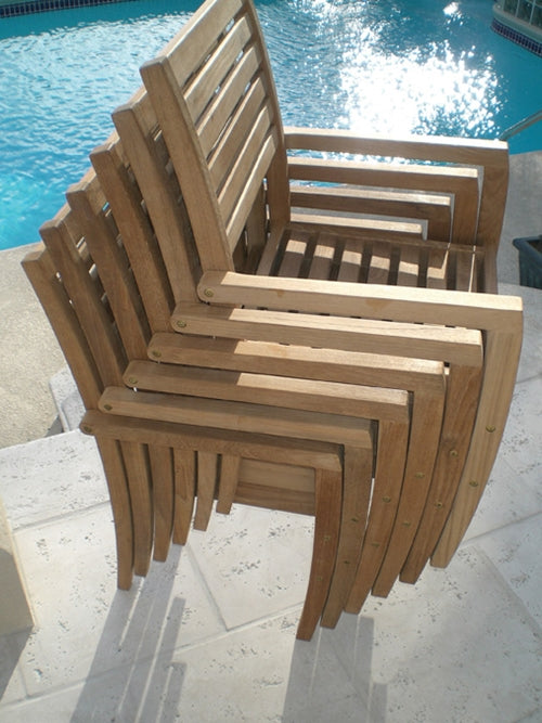 Royal Teak Avant Stacking Chair