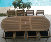 Royal Teak 96/120" Family Expansion Table - Oval