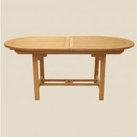 Royal Teak 96/120" Family Expansion Table - Oval
