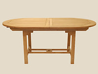 Royal Teak 72/96" Family Expansion Table - Oval