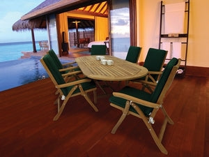 Royal Teak 72/96" Family Expansion Table - Oval