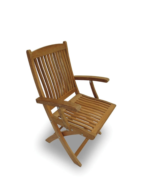 Royal Teak Sailor Folding Arm Chair