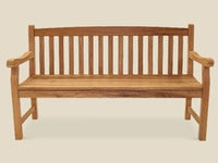 Royal Teak Classic Three-Seater Bench