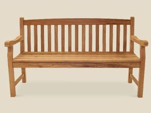 Royal Teak Classic Three-Seater Bench
