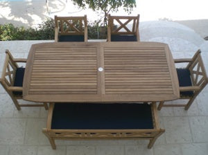 Royal Teak 60" Skipper Bench