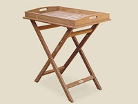 Royal Teak Tray on Stand