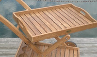 Royal Teak Tray Cart