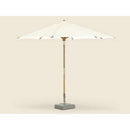 Royal Teak 10' Deluxe Umbrella - White