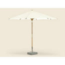 Royal Teak 10' Deluxe Umbrella - White