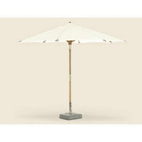 Royal Teak 10' Deluxe Umbrella - White