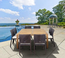 International Home Miami Amazonia Teak Georgia 9 pc pc Teak Square Dining Set