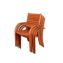 International Home Miami Amazonia Arizona 4 pc Stacking Armchair