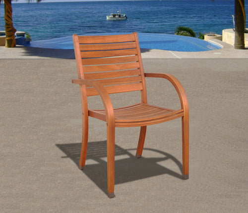International Home Miami Amazonia Arizona 4 pc Stacking Armchair