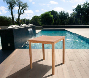 International Home Miami Amazonia Teak Eden Teak Bar Table