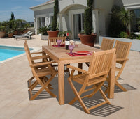 International Home Miami Amazonia Teak Budapest 7-pc Teak Dining Set