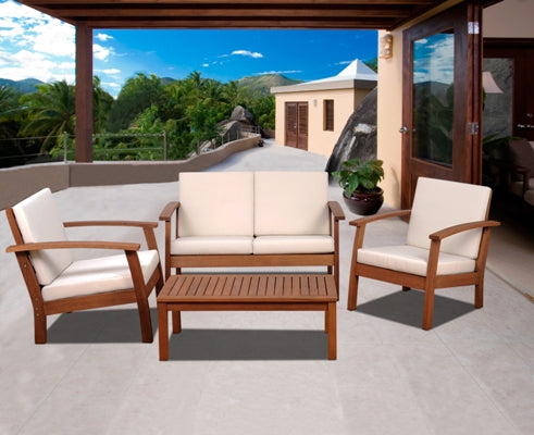 International Home Miami Amazonia Murano 4 pc Conversation Set