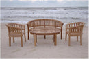 Anderson Teak Curve 4-Piece Conversation Set