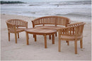 Anderson Teak Curve 4-Piece Conversation Set