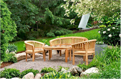 Anderson Teak Curve 4-Piece Conversation Set