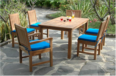 Anderson Teak Montage Chester Collection Dining Set