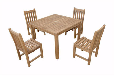 Anderson Teak Montage Braxton Dining Set A