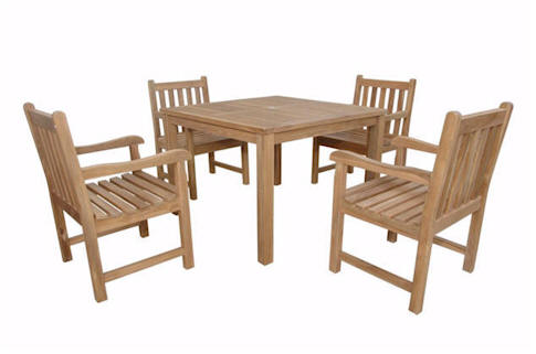 Anderson Teak Montage Braxton Dining Set A