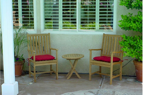 Anderson Teak Bahama Wilshire 3-Piece Outdoor Set