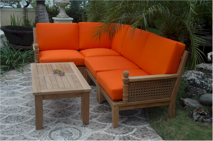 Anderson Teak Luxe 5-Piece Modular Set