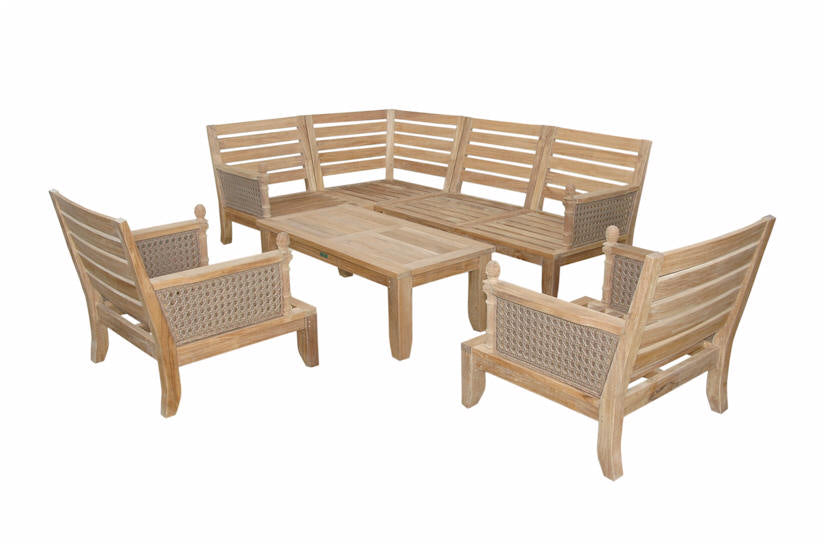 Anderson Teak Luxe 7-Piece Modular Set