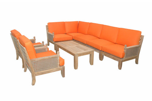 Anderson Teak Luxe 8-Piece Modular Set