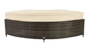 Source Outdoor Circa 1/4 Round Backless Bench