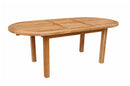 Anderson Teak Sahara 7-Piece Dining Chair and Bahama Oval 79" Exension Outdoor Dining Set