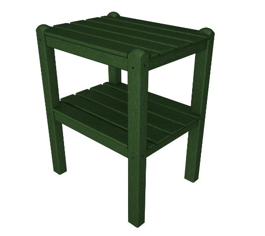 POLYWOOD¨ Two Shelf Side Table