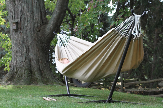 Vivere Brazilian Sunbrella Hammock - Double (Sand)