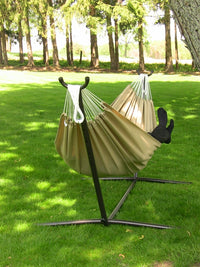 Vivere's Combo - Sunbrella Sand Hammock with Stand (9ft)