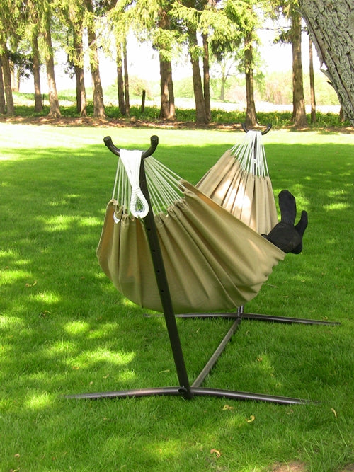 Vivere's Combo - Sunbrella Sand Hammock with Stand (9ft)
