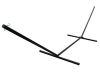 Vivere 15-Foot 3-Beam Hammock Steel Stand in Black